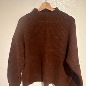 Old Navy Brown Turtleneck Sweater
